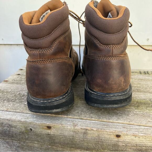 Carhartt 6-inch Soft toe Leather Lace Up Work Boots - Picture 4 of 9